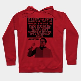 Racism is not a Questions of Attitude Hoodie